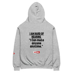 Hard of Hearing Culture Unisex Oversized Hoodie for HOH Adults | ILLTOCHILL