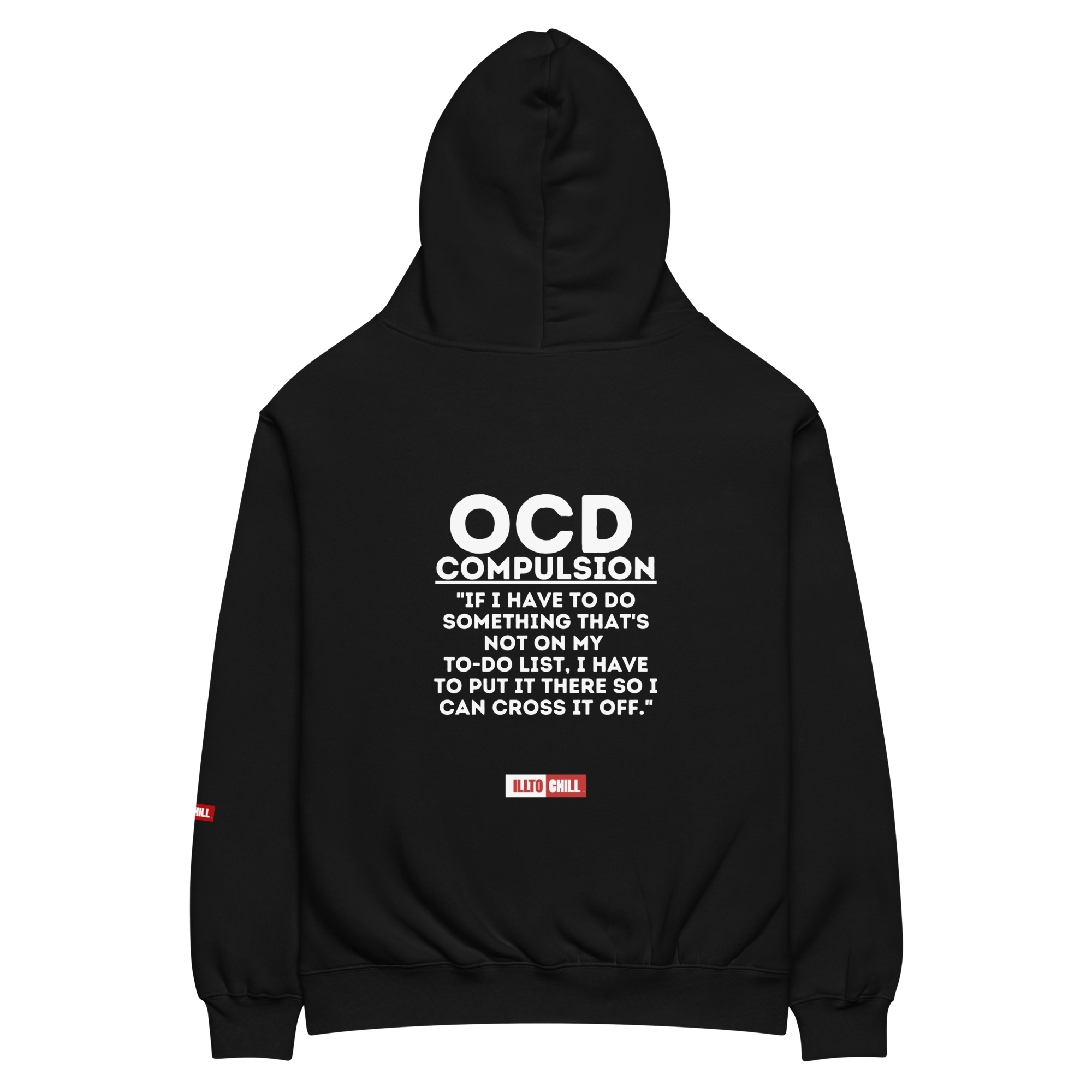 OCD Still Showing Up: Unisex Oversized Hoodie for Every Intrusive Thinker | ILLTOCHILL