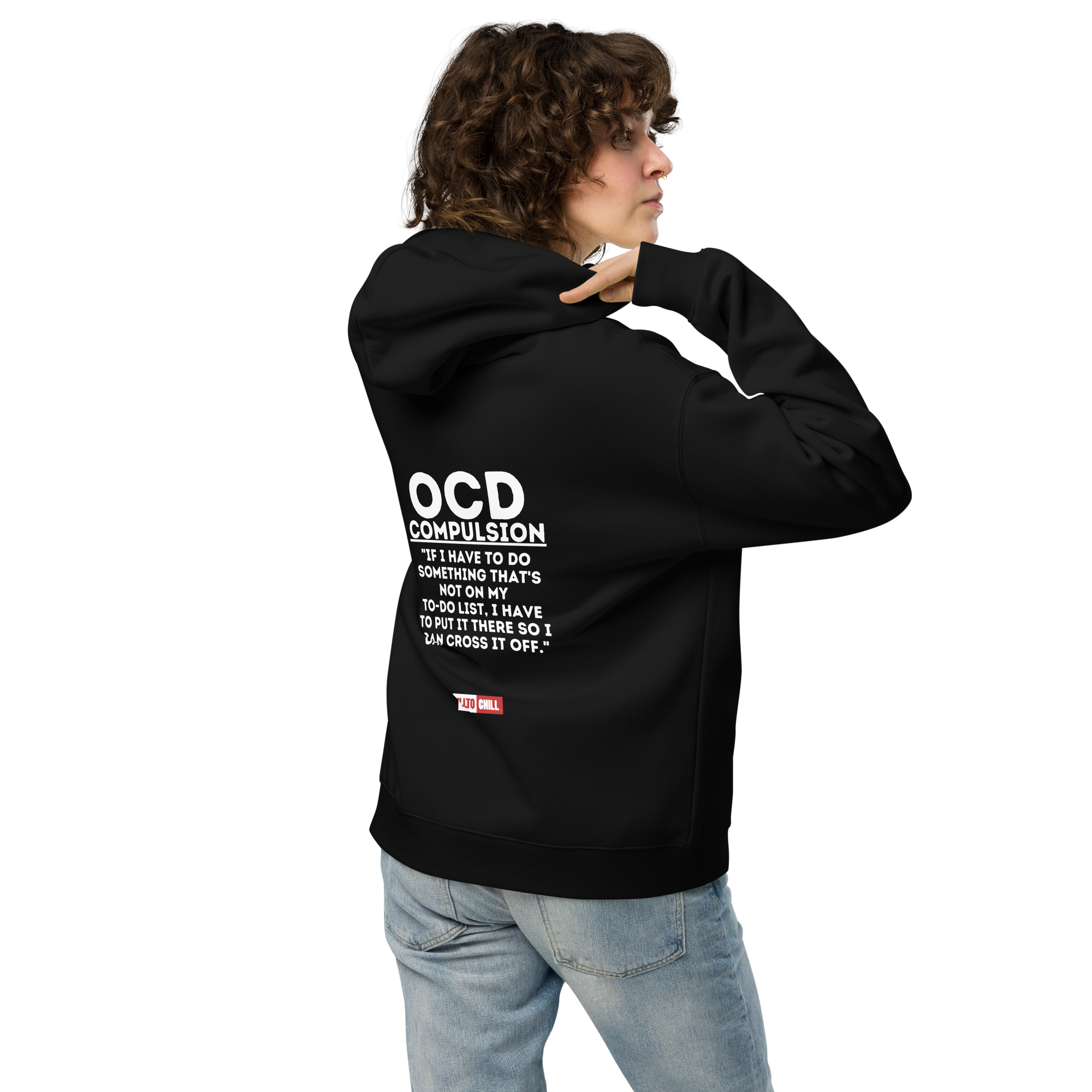 OCD Still Showing Up: Unisex Oversized Hoodie for Every Intrusive Thinker | ILLTOCHILL