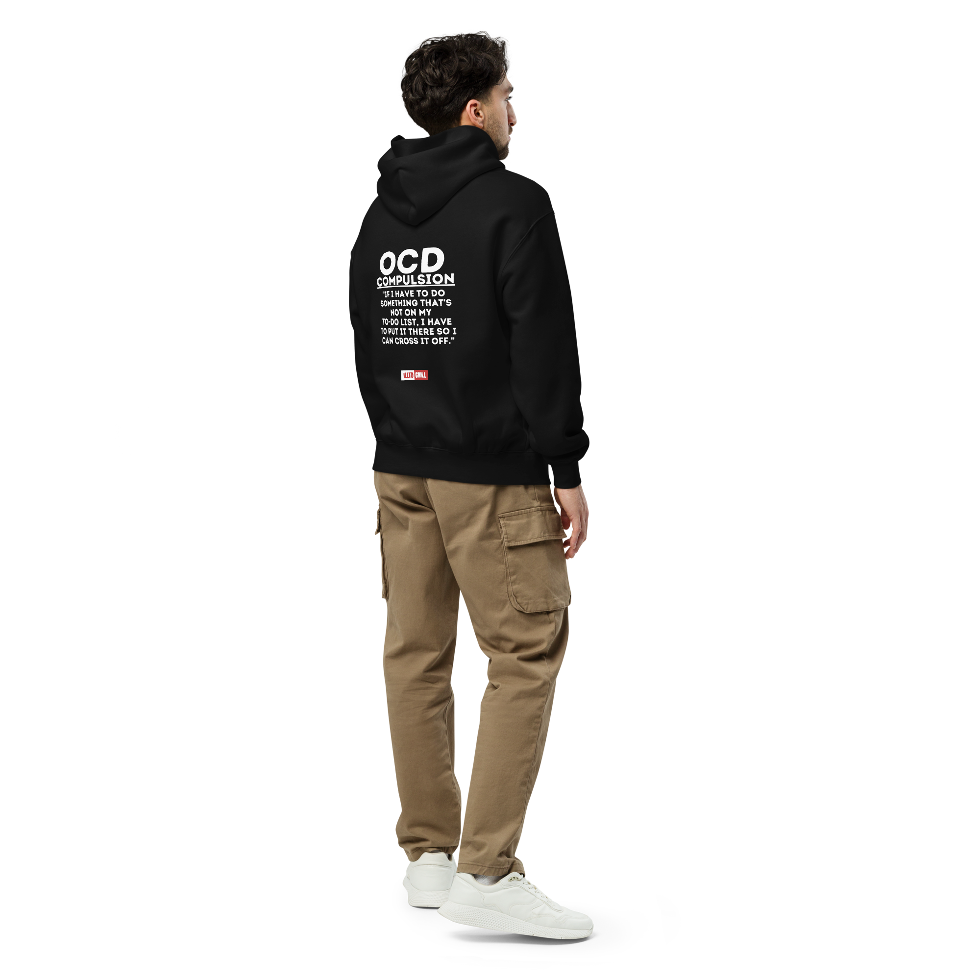 OCD Still Showing Up: Unisex Oversized Hoodie for Every Intrusive Thinker | ILLTOCHILL