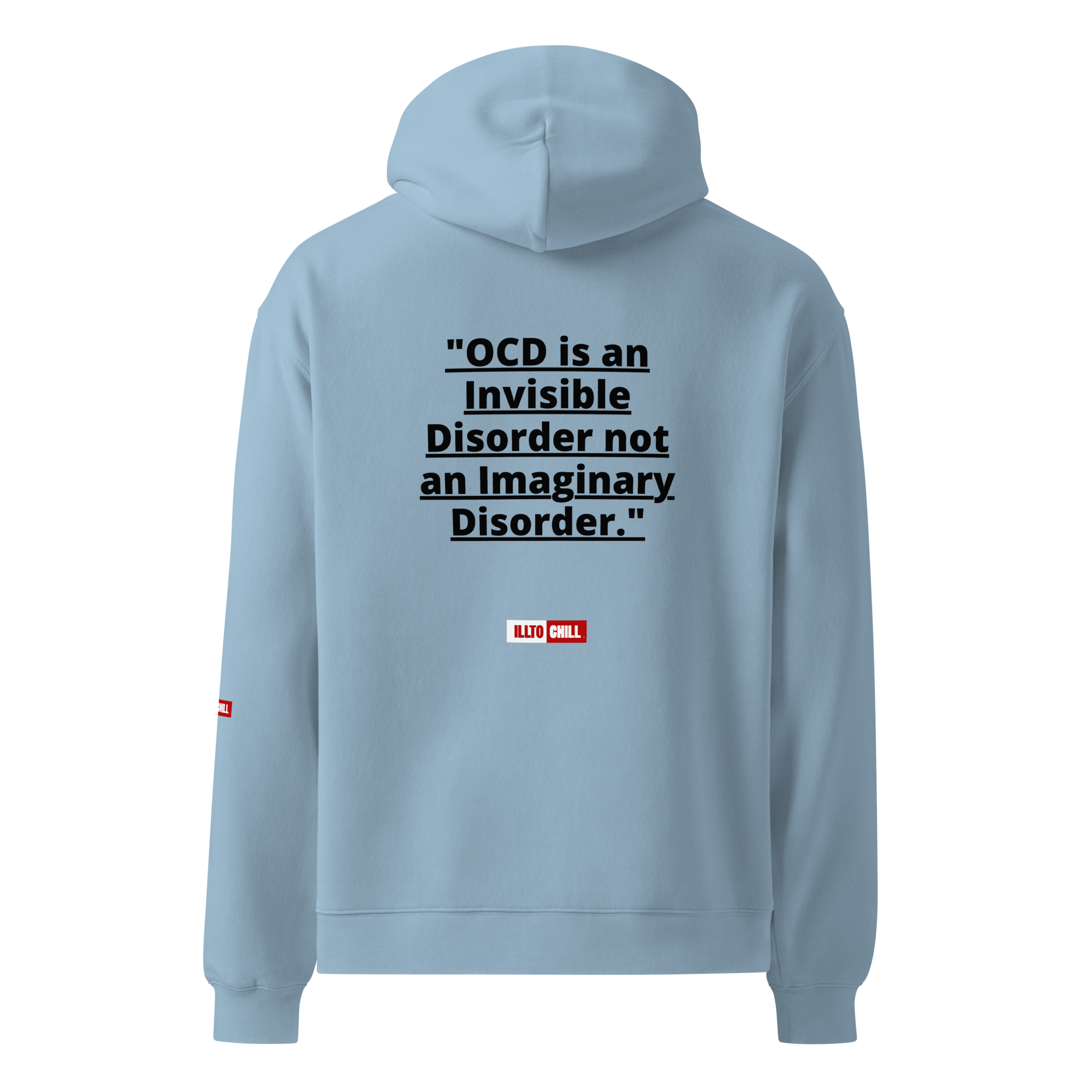 OCD Loud and Layered: Unisex Oversized Hoodie for the OCD Community That Owns Its Space | ILLTOCHILL