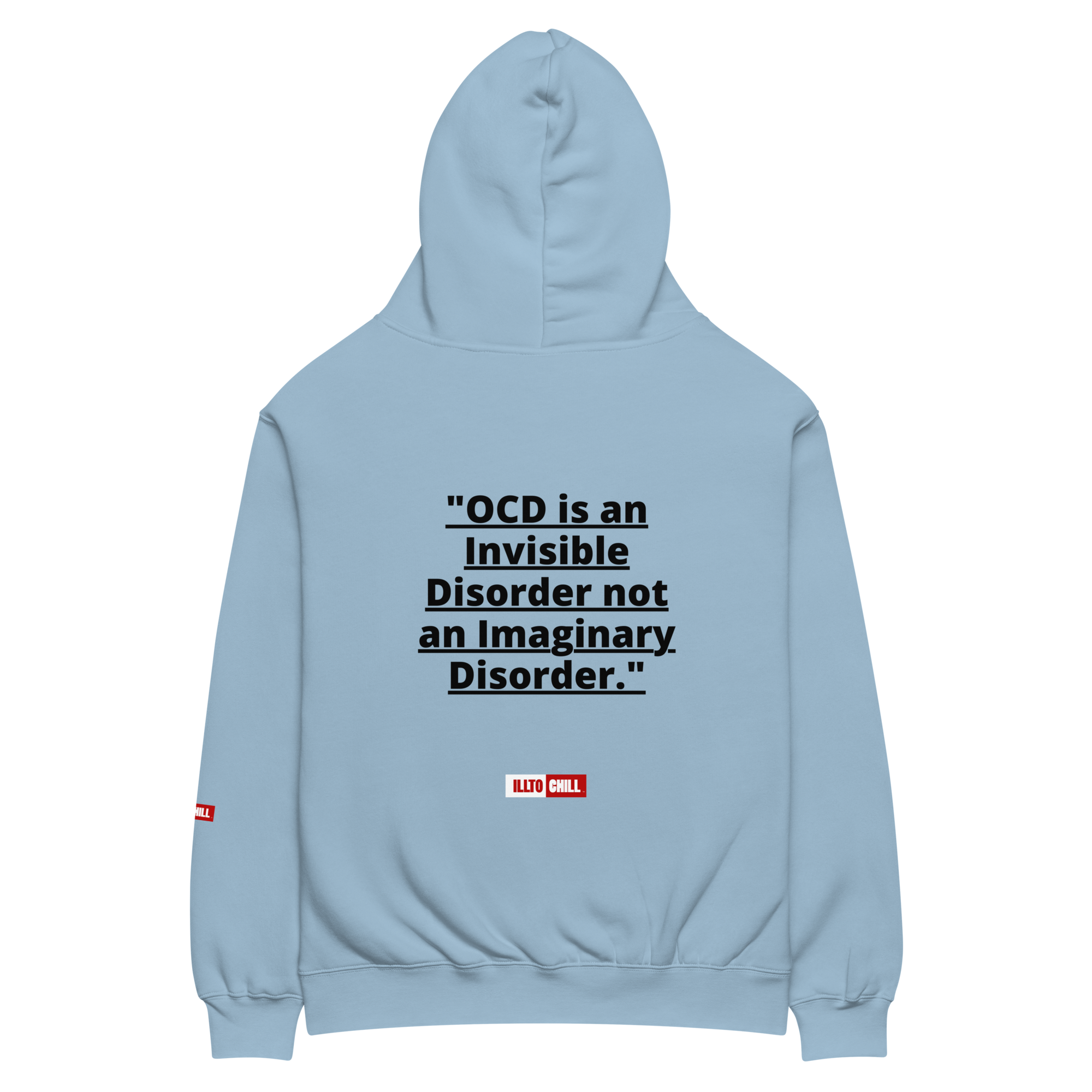 OCD Loud and Layered: Unisex Oversized Hoodie for the OCD Community That Owns Its Space | ILLTOCHILL