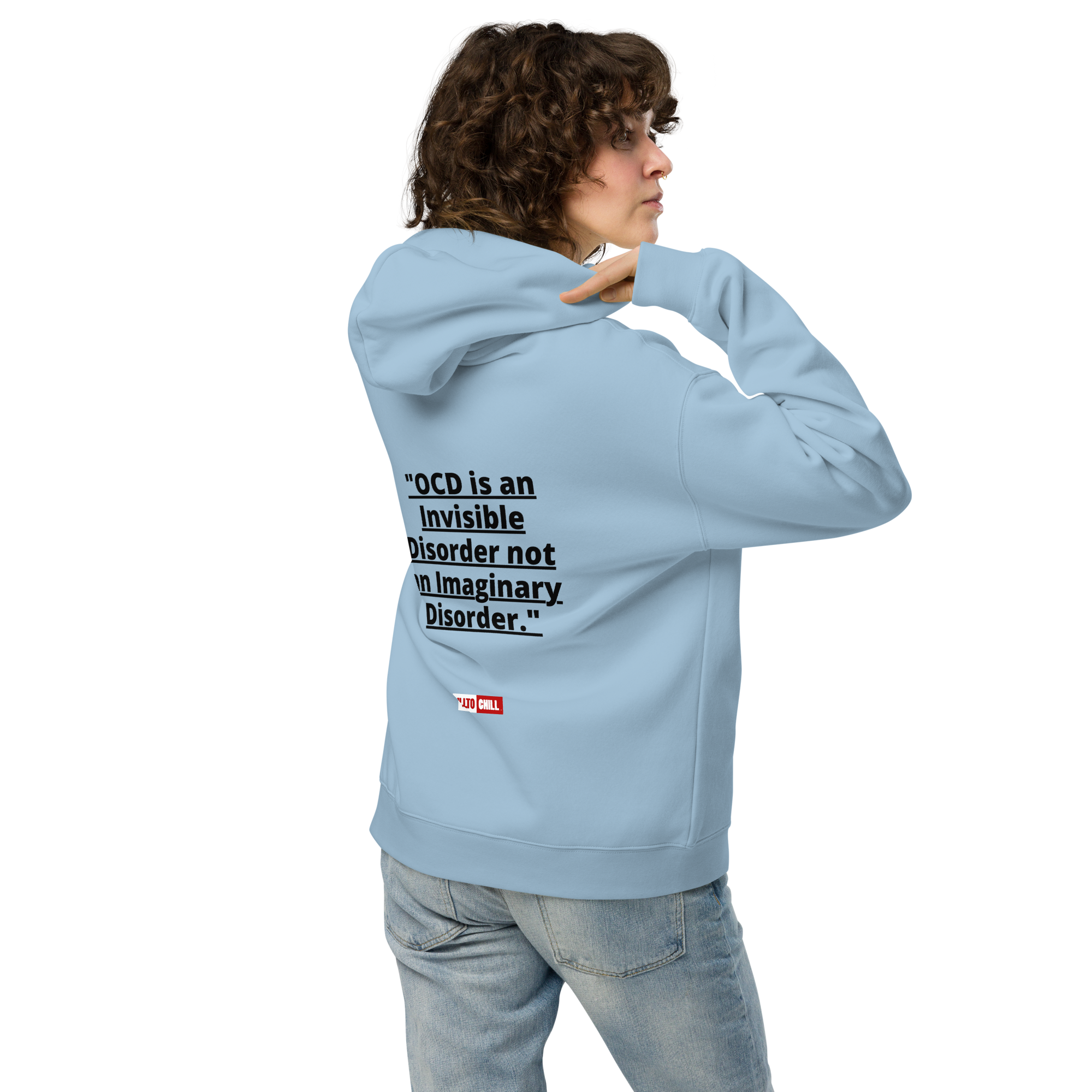 OCD Loud and Layered: Unisex Oversized Hoodie for the OCD Community That Owns Its Space | ILLTOCHILL