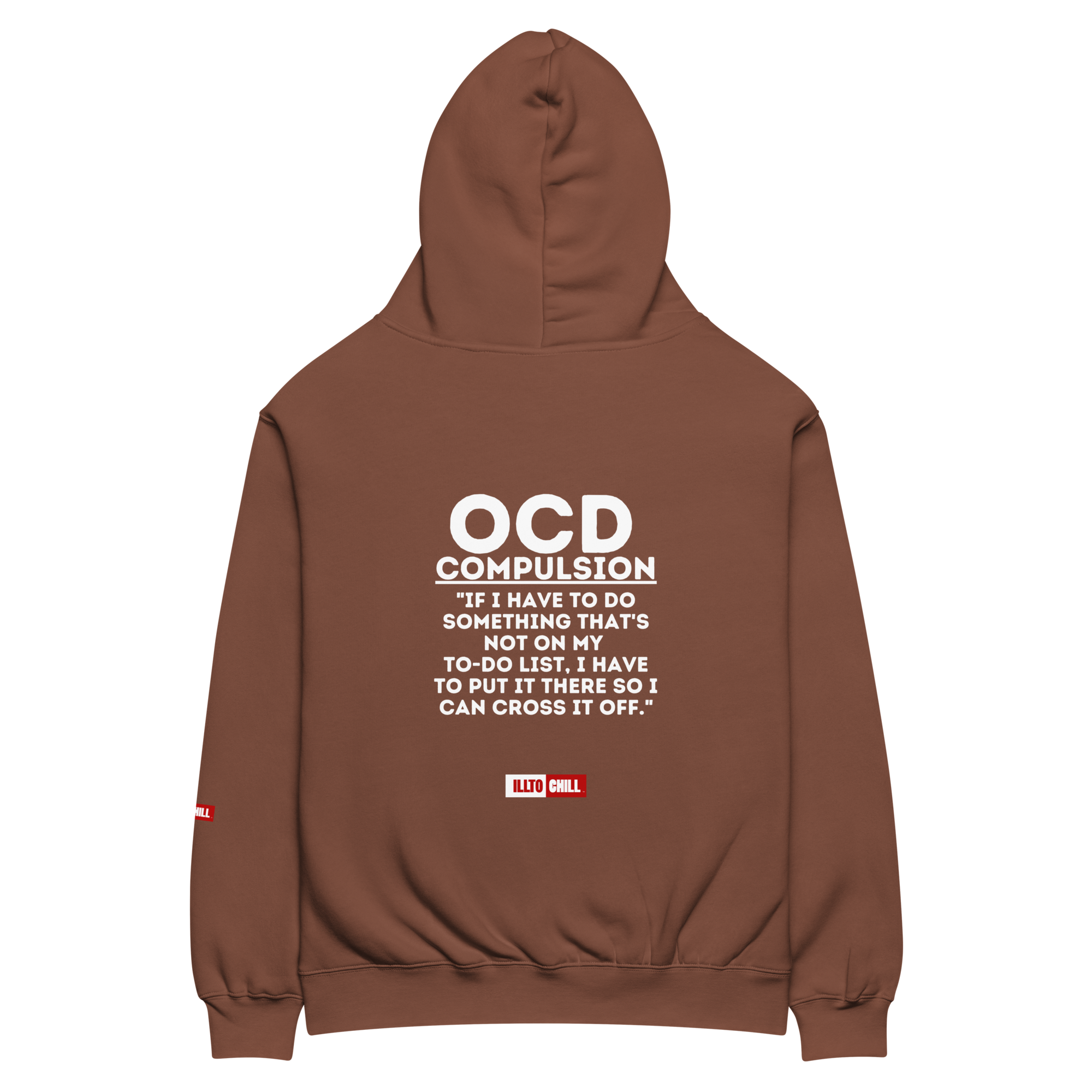 OCD Still Showing Up: Unisex Oversized Hoodie for Every Intrusive Thinker | ILLTOCHILL
