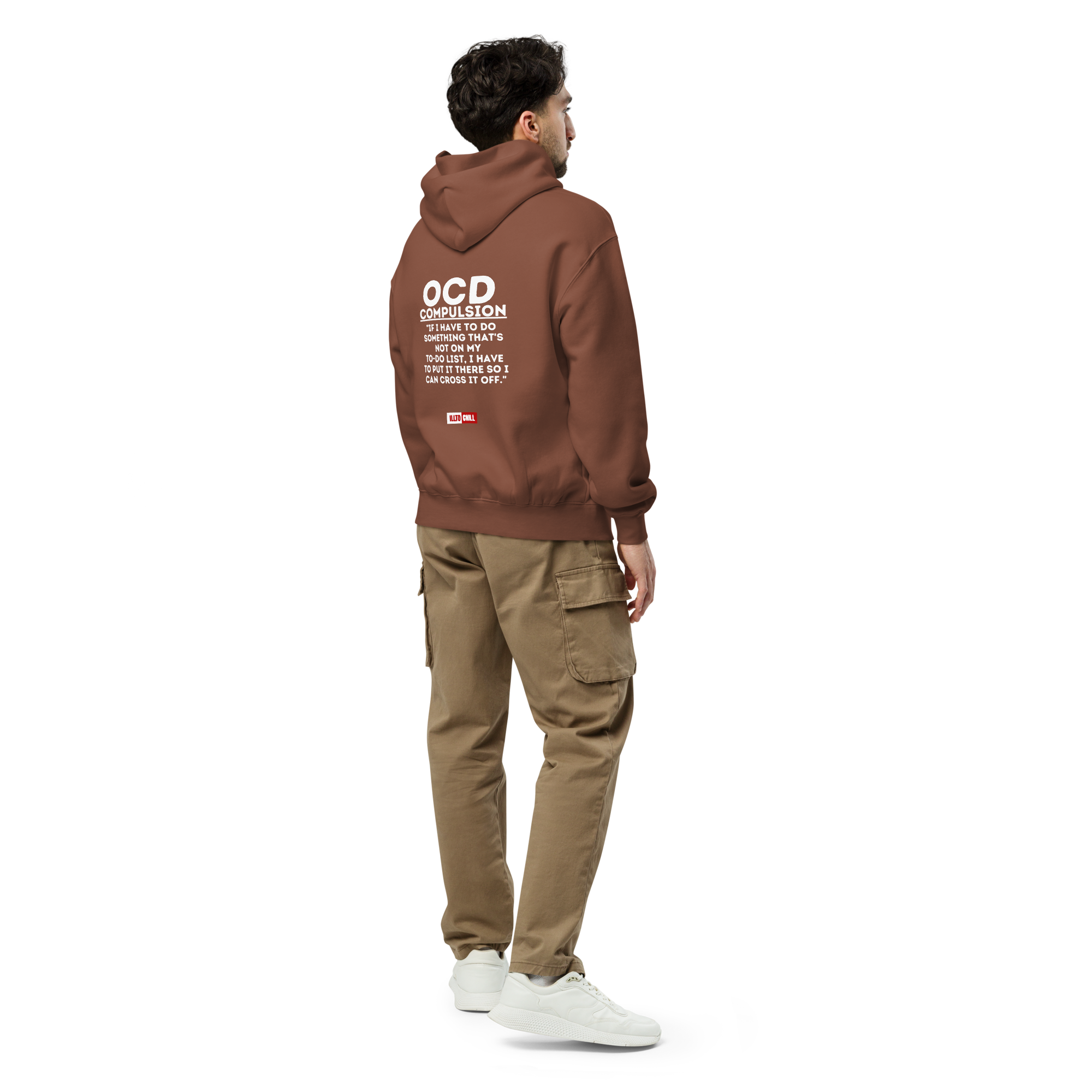 OCD Still Showing Up: Unisex Oversized Hoodie for Every Intrusive Thinker | ILLTOCHILL