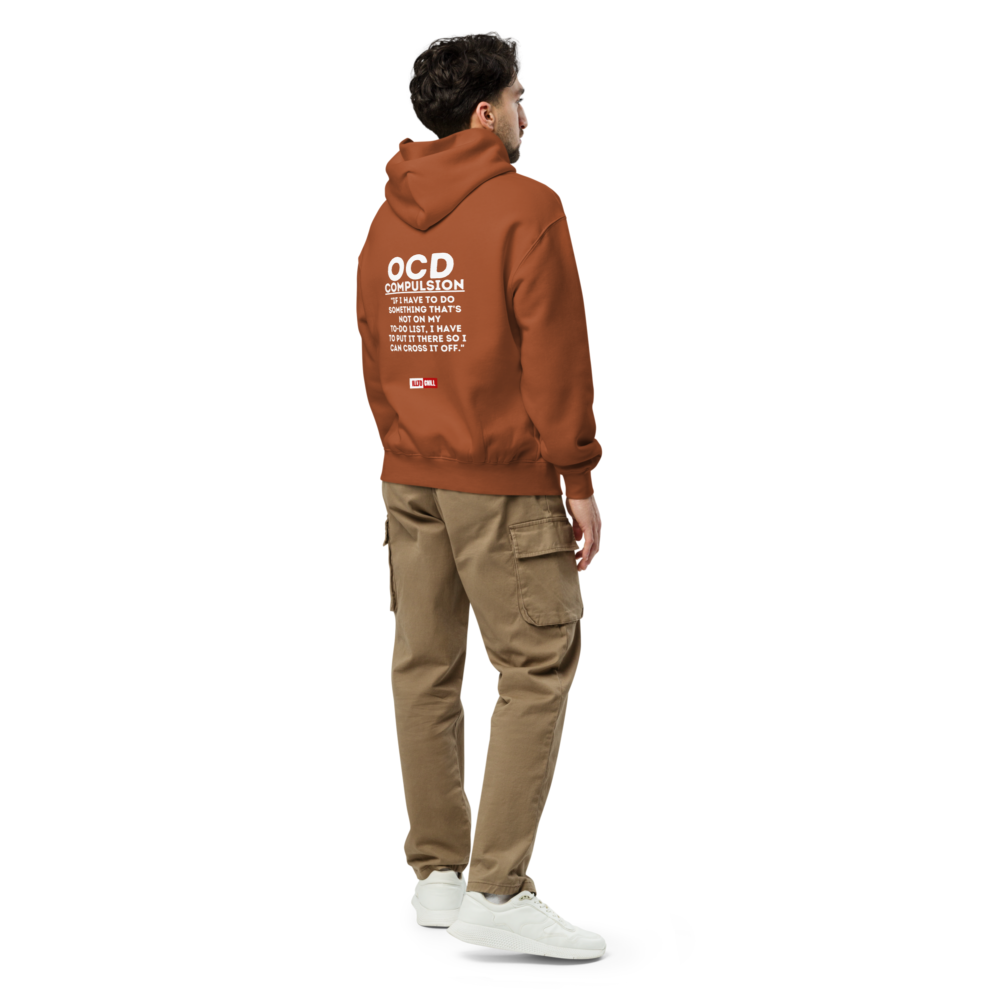 OCD Still Showing Up: Unisex Oversized Hoodie for Every Intrusive Thinker | ILLTOCHILL