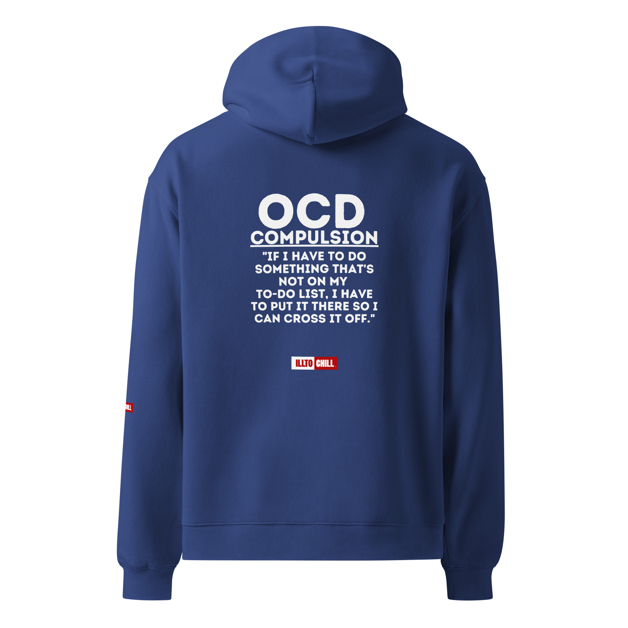 OCD Still Showing Up: Unisex Oversized Hoodie for Every Intrusive Thinker | ILLTOCHILL