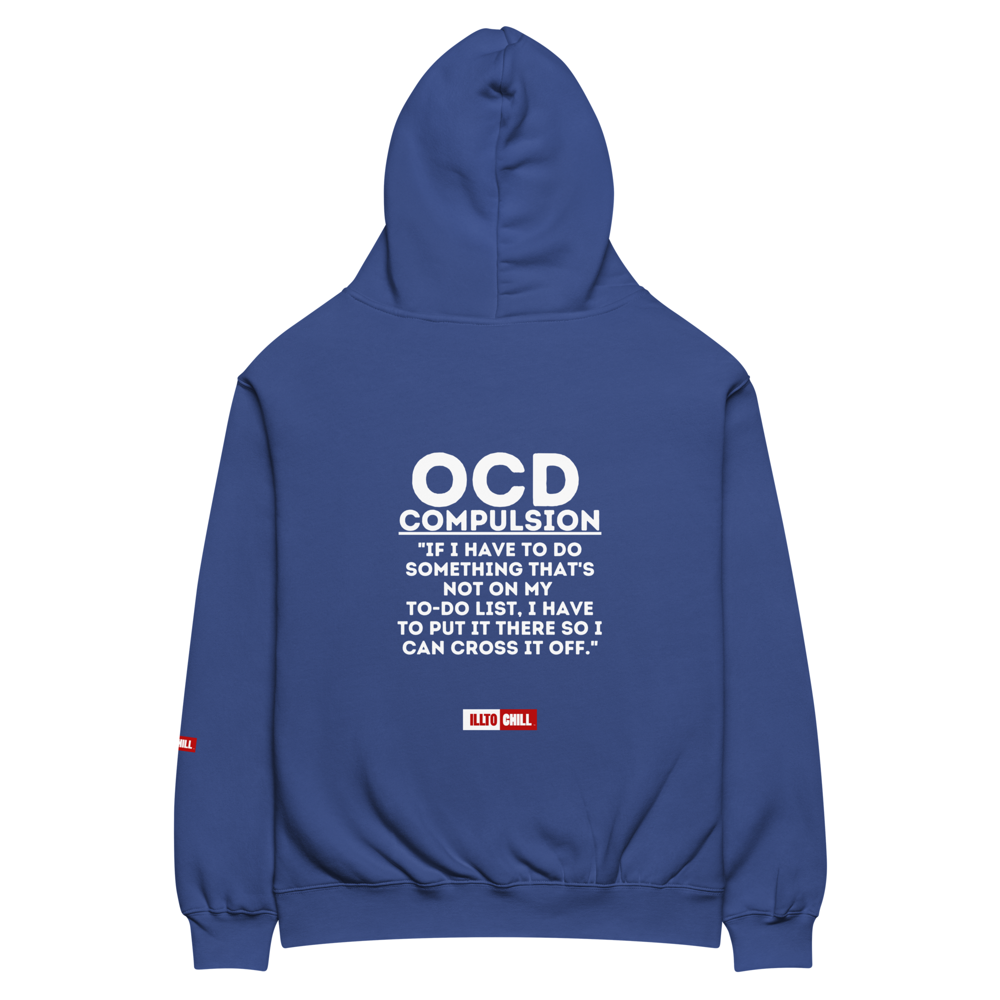 OCD Still Showing Up: Unisex Oversized Hoodie for Every Intrusive Thinker | ILLTOCHILL
