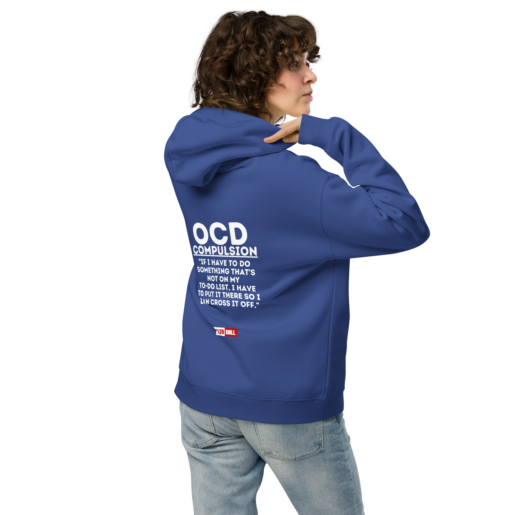 OCD Still Showing Up: Unisex Oversized Hoodie for Every Intrusive Thinker | ILLTOCHILL