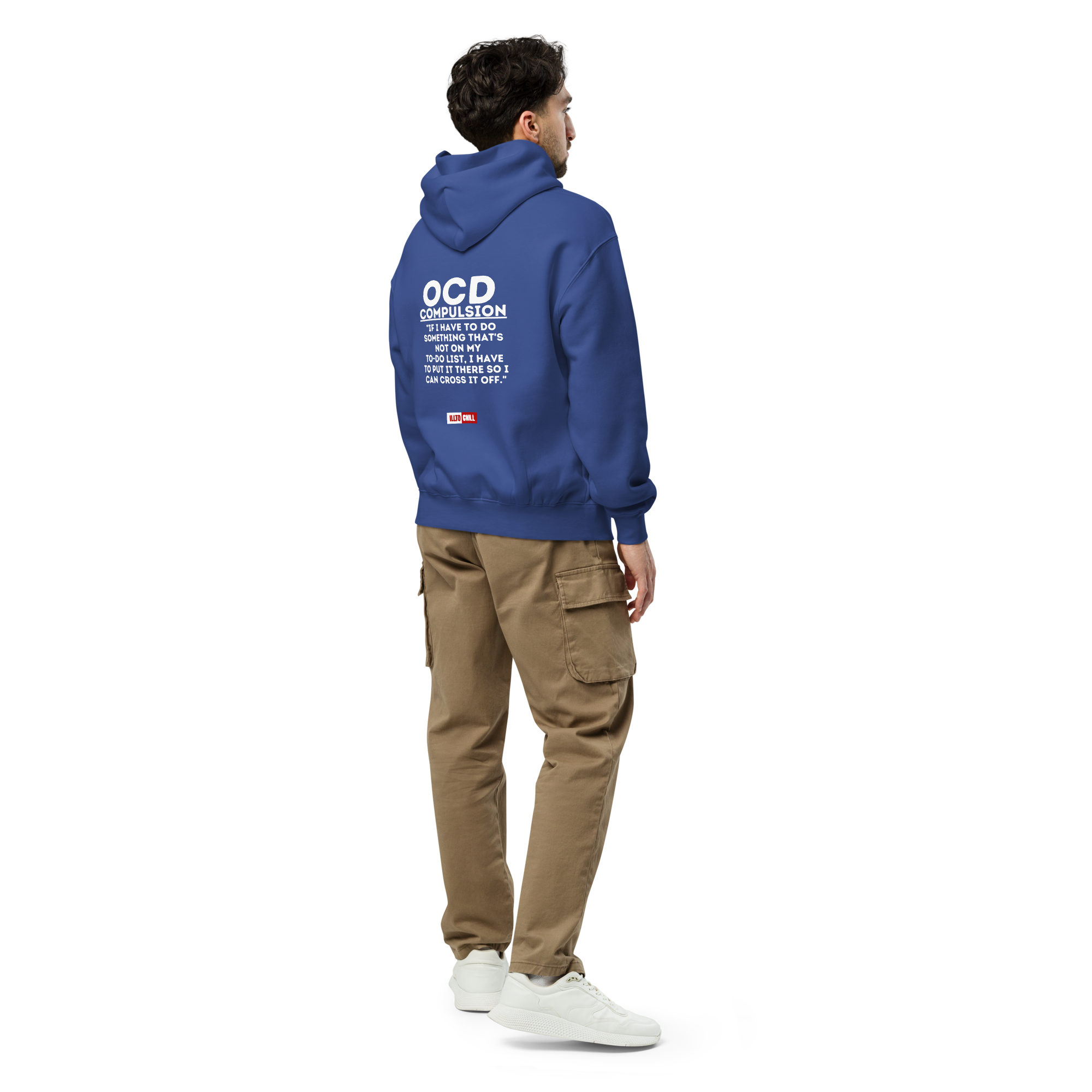 OCD Still Showing Up: Unisex Oversized Hoodie for Every Intrusive Thinker | ILLTOCHILL