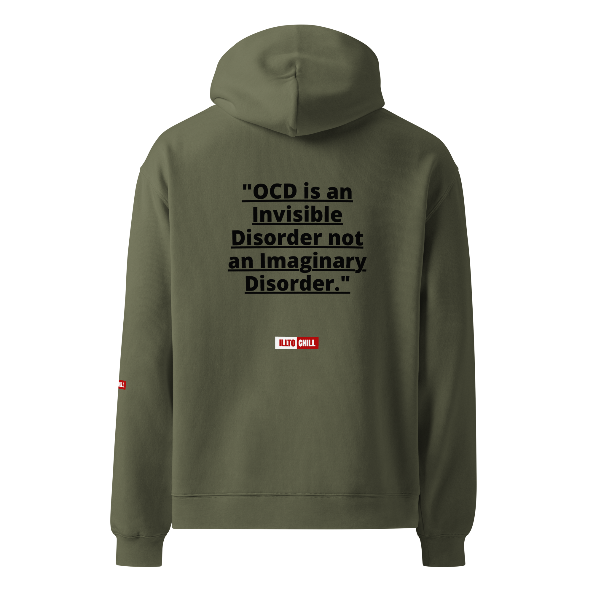 OCD Loud and Layered: Unisex Oversized Hoodie for the OCD Community That Owns Its Space | ILLTOCHILL