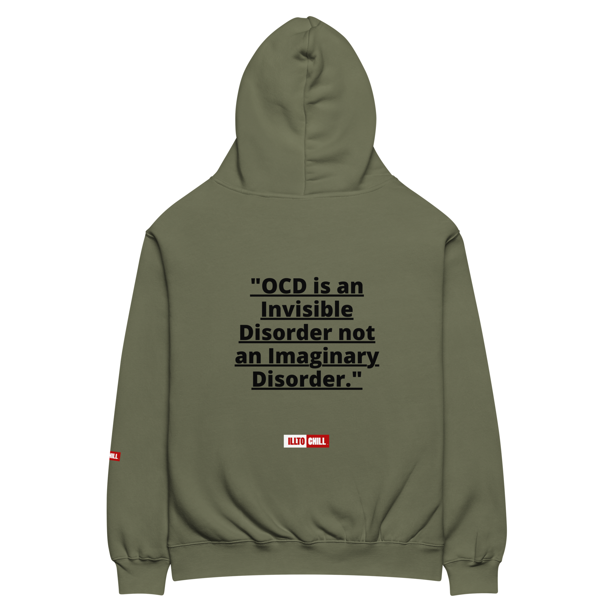 OCD Loud and Layered: Unisex Oversized Hoodie for the OCD Community That Owns Its Space | ILLTOCHILL
