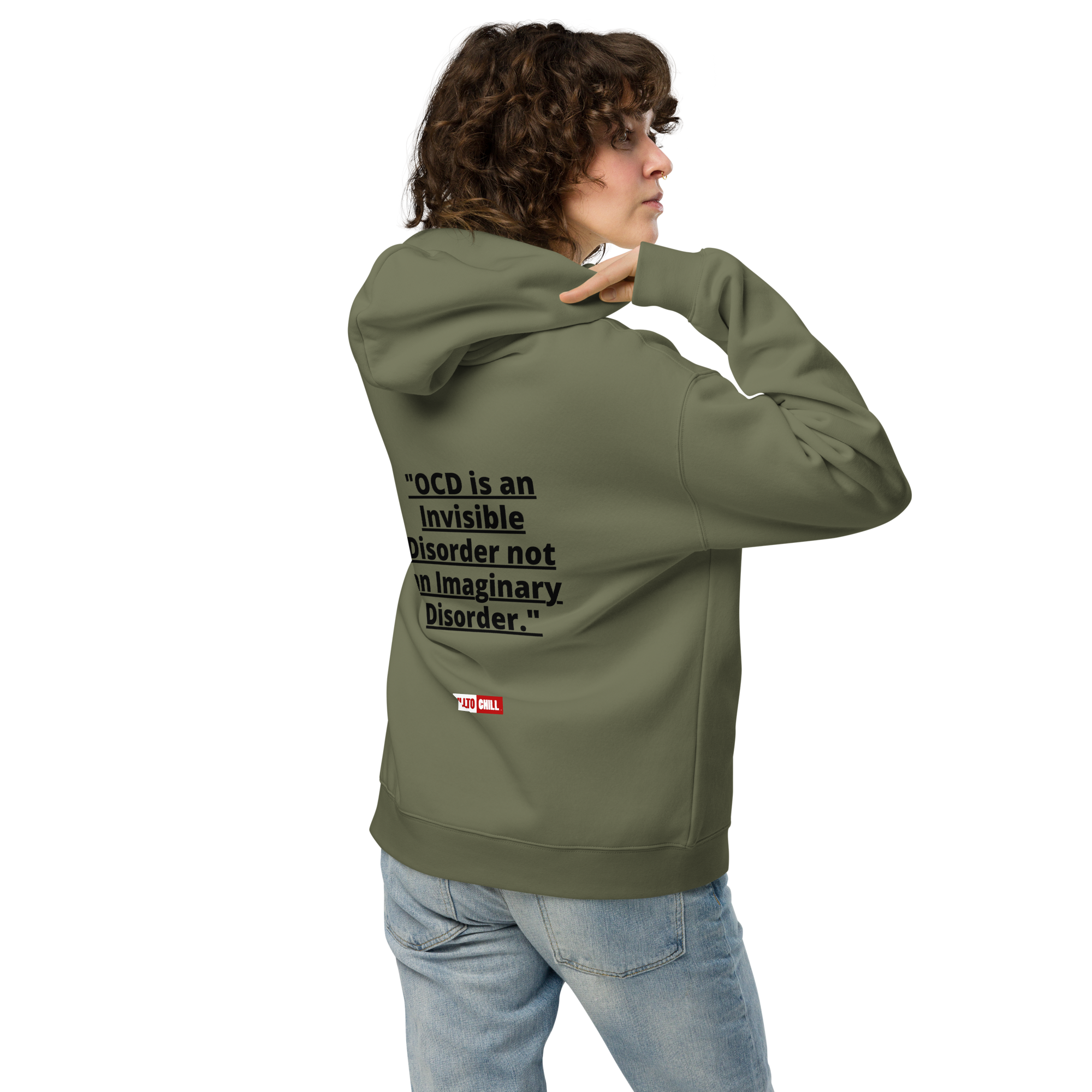 OCD Loud and Layered: Unisex Oversized Hoodie for the OCD Community That Owns Its Space | ILLTOCHILL
