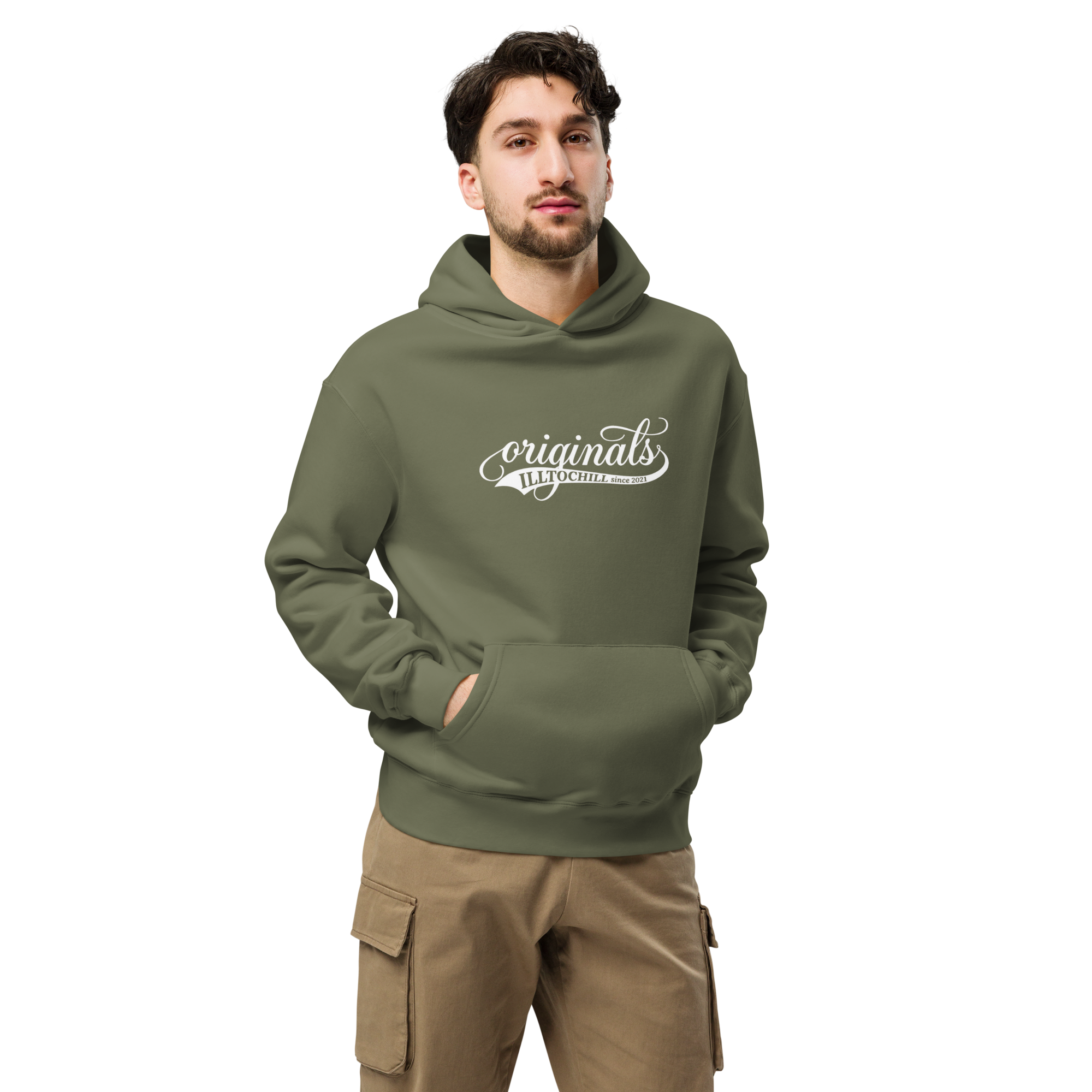 OCD Still Showing Up: Unisex Oversized Hoodie for Every Intrusive Thinker | ILLTOCHILL