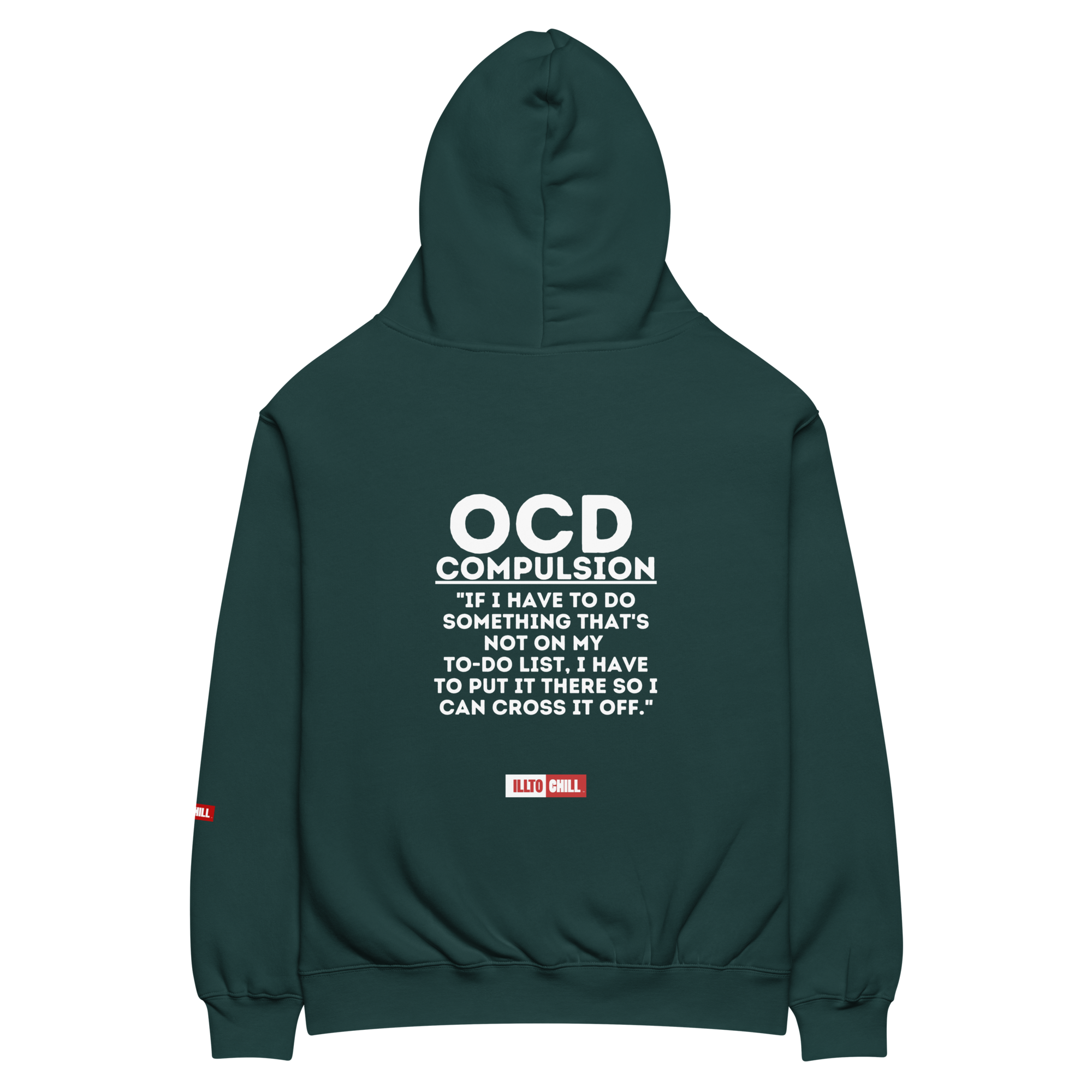 OCD Still Showing Up: Unisex Oversized Hoodie for Every Intrusive Thinker | ILLTOCHILL