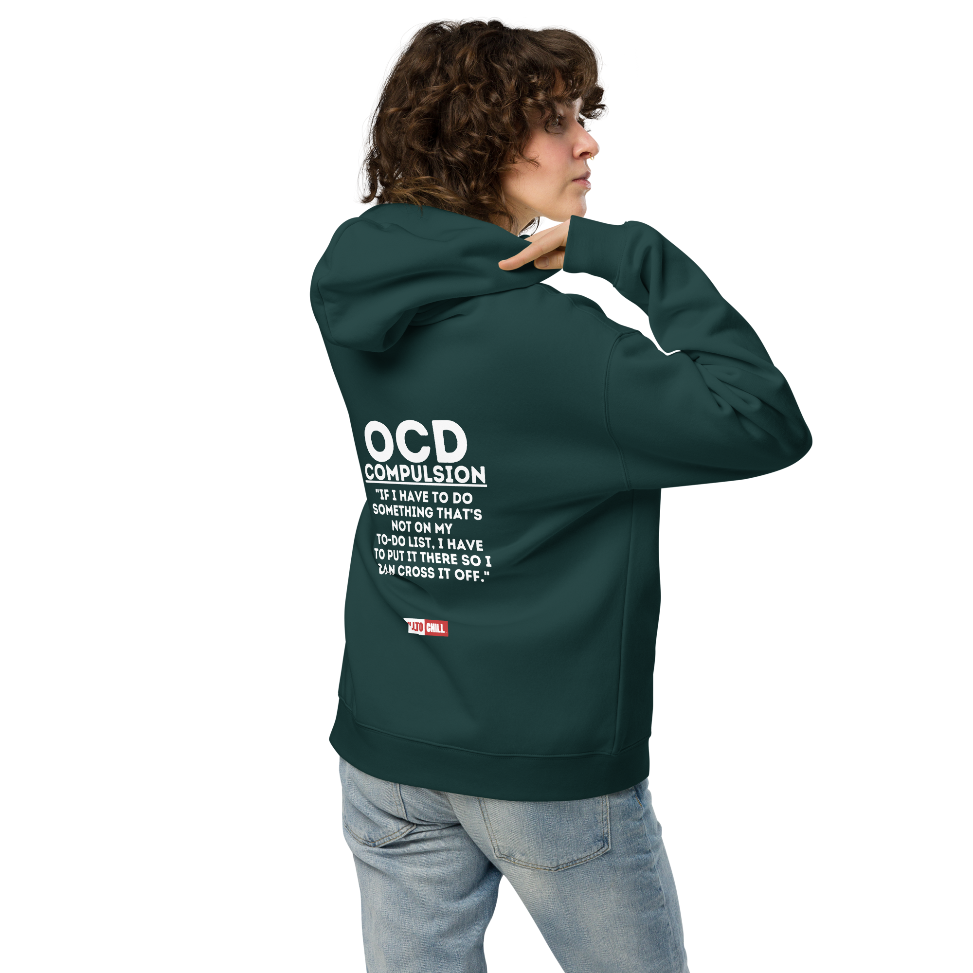 OCD Still Showing Up: Unisex Oversized Hoodie for Every Intrusive Thinker | ILLTOCHILL