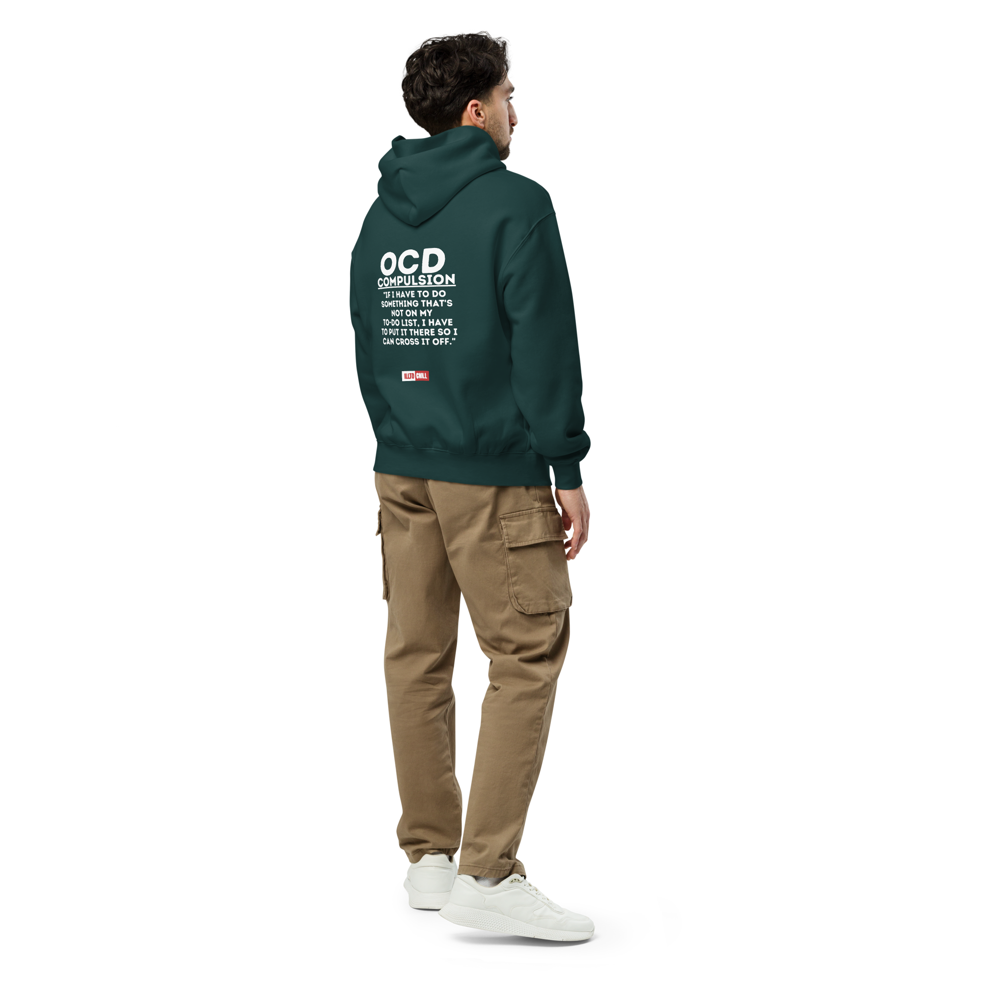 OCD Still Showing Up: Unisex Oversized Hoodie for Every Intrusive Thinker | ILLTOCHILL