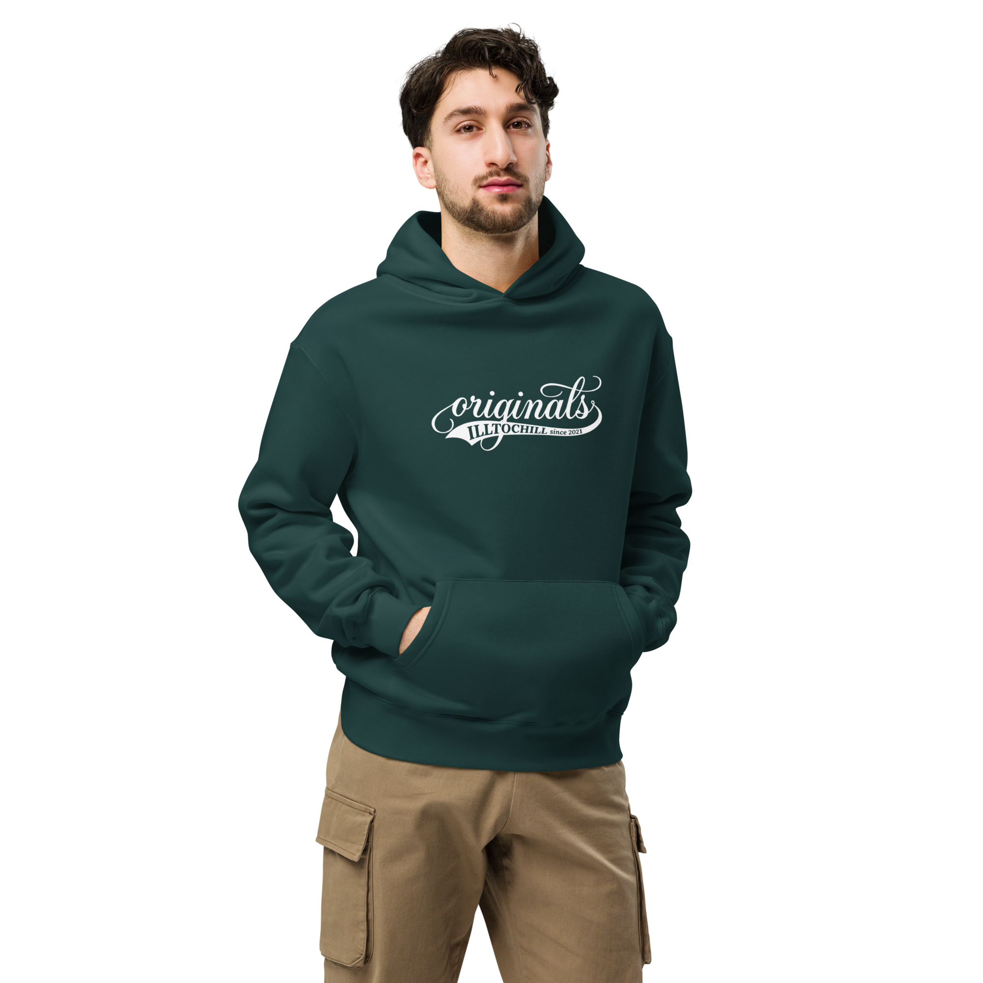 OCD Still Showing Up: Unisex Oversized Hoodie for Every Intrusive Thinker | ILLTOCHILL