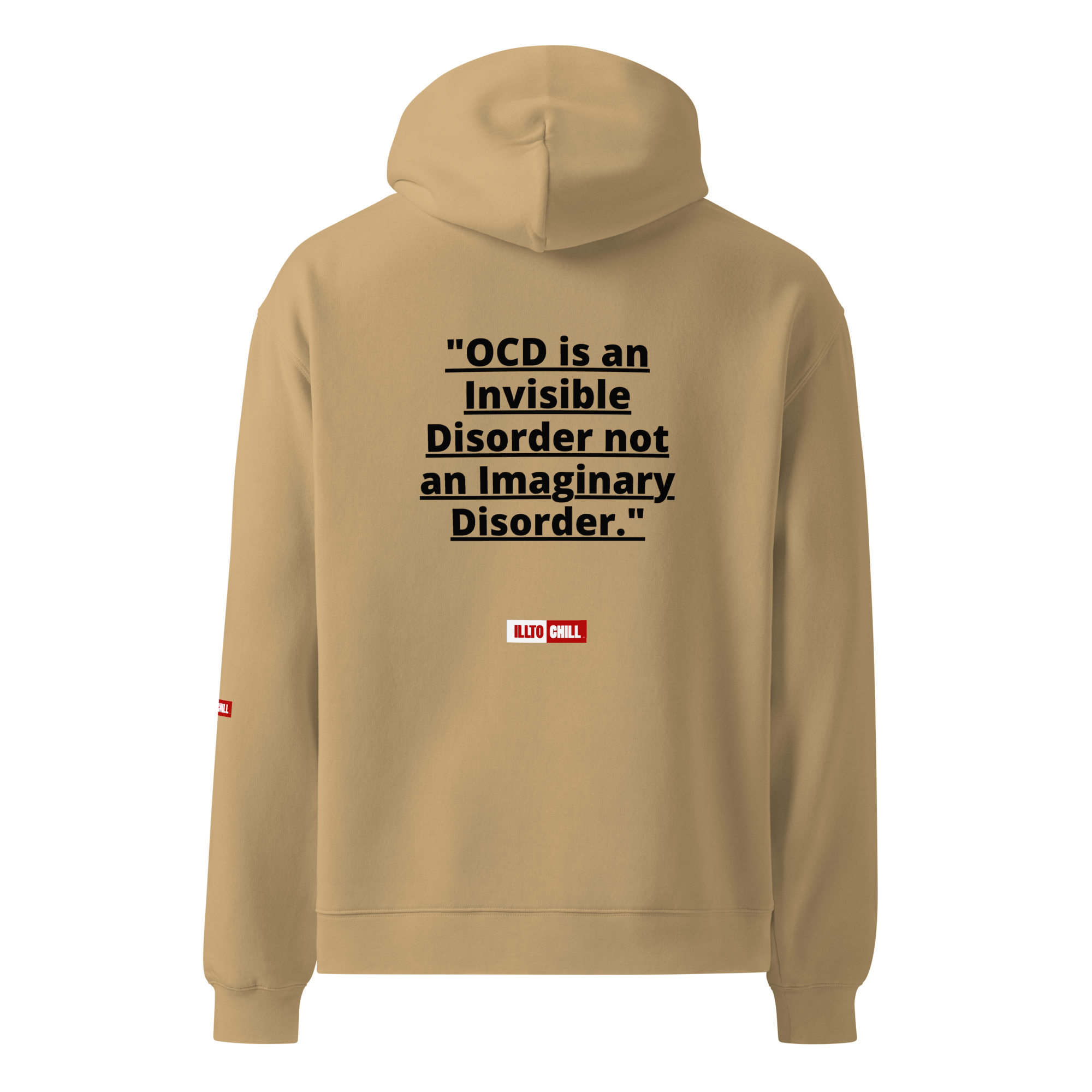 OCD Loud and Layered: Unisex Oversized Hoodie for the OCD Community That Owns Its Space | ILLTOCHILL