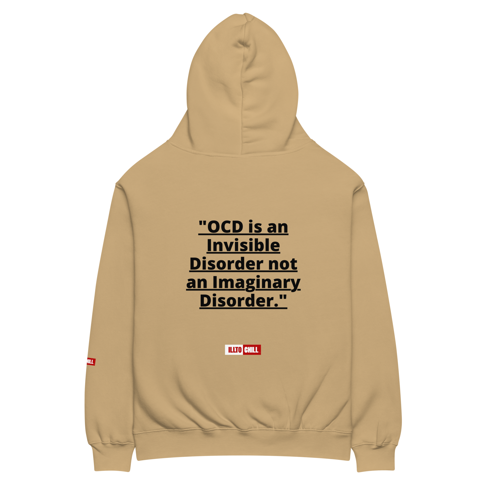 OCD Loud and Layered: Unisex Oversized Hoodie for the OCD Community That Owns Its Space | ILLTOCHILL