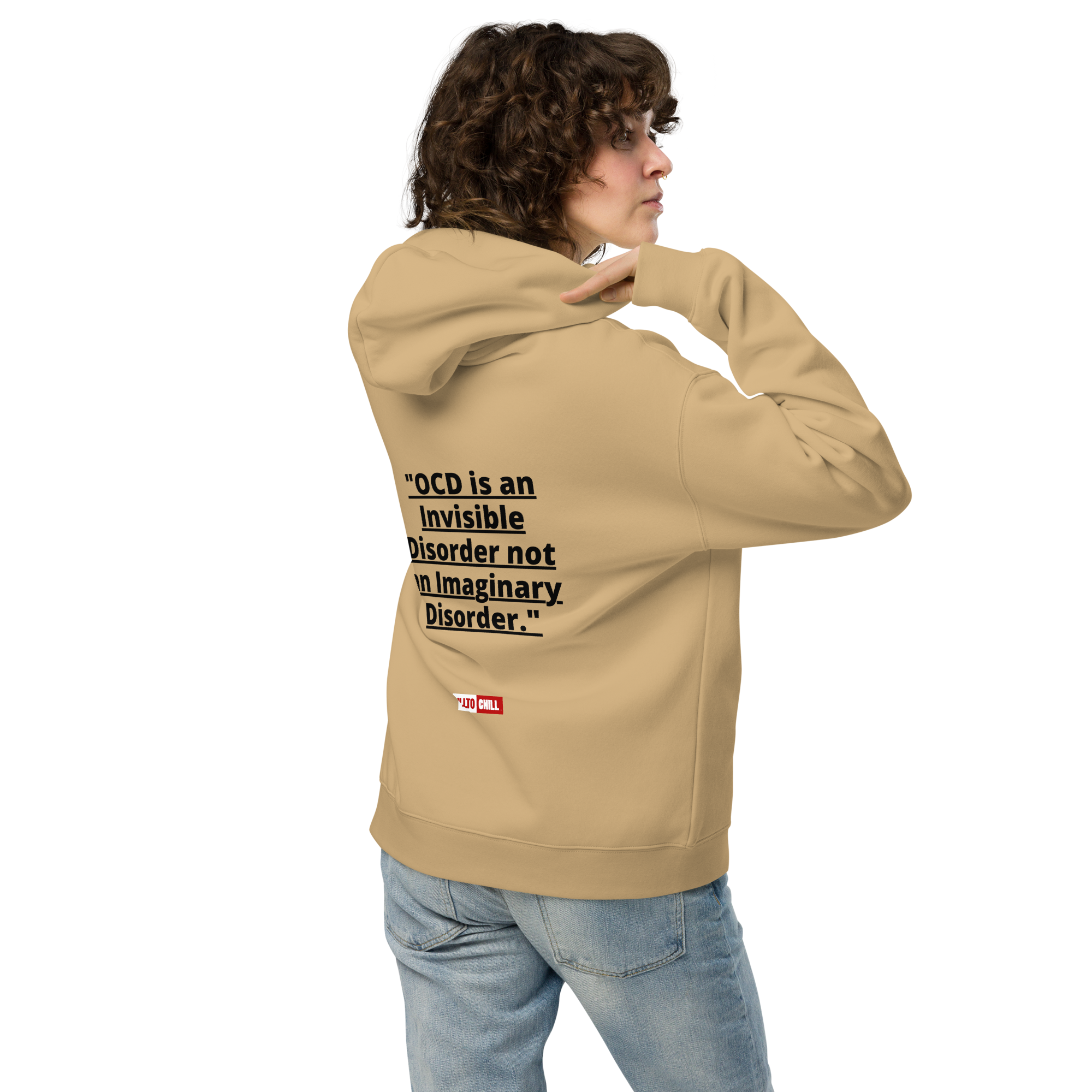 OCD Loud and Layered: Unisex Oversized Hoodie for the OCD Community That Owns Its Space | ILLTOCHILL