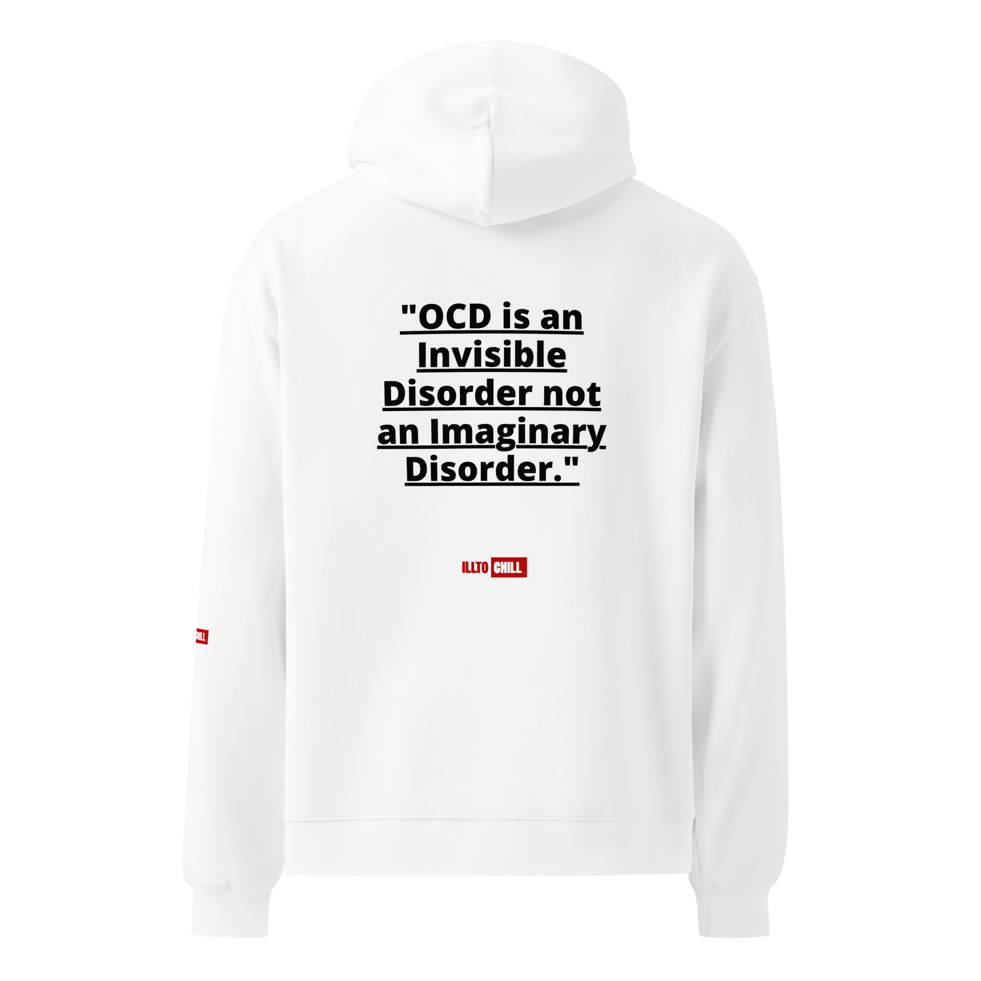 OCD Loud and Layered: Unisex Oversized Hoodie for the OCD Community That Owns Its Space | ILLTOCHILL