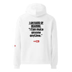 Hard of Hearing Culture Unisex Oversized Hoodie for HOH Adults | ILLTOCHILL