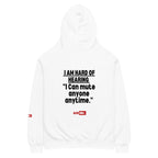 Hard of Hearing Culture Unisex Oversized Hoodie for HOH Adults | ILLTOCHILL