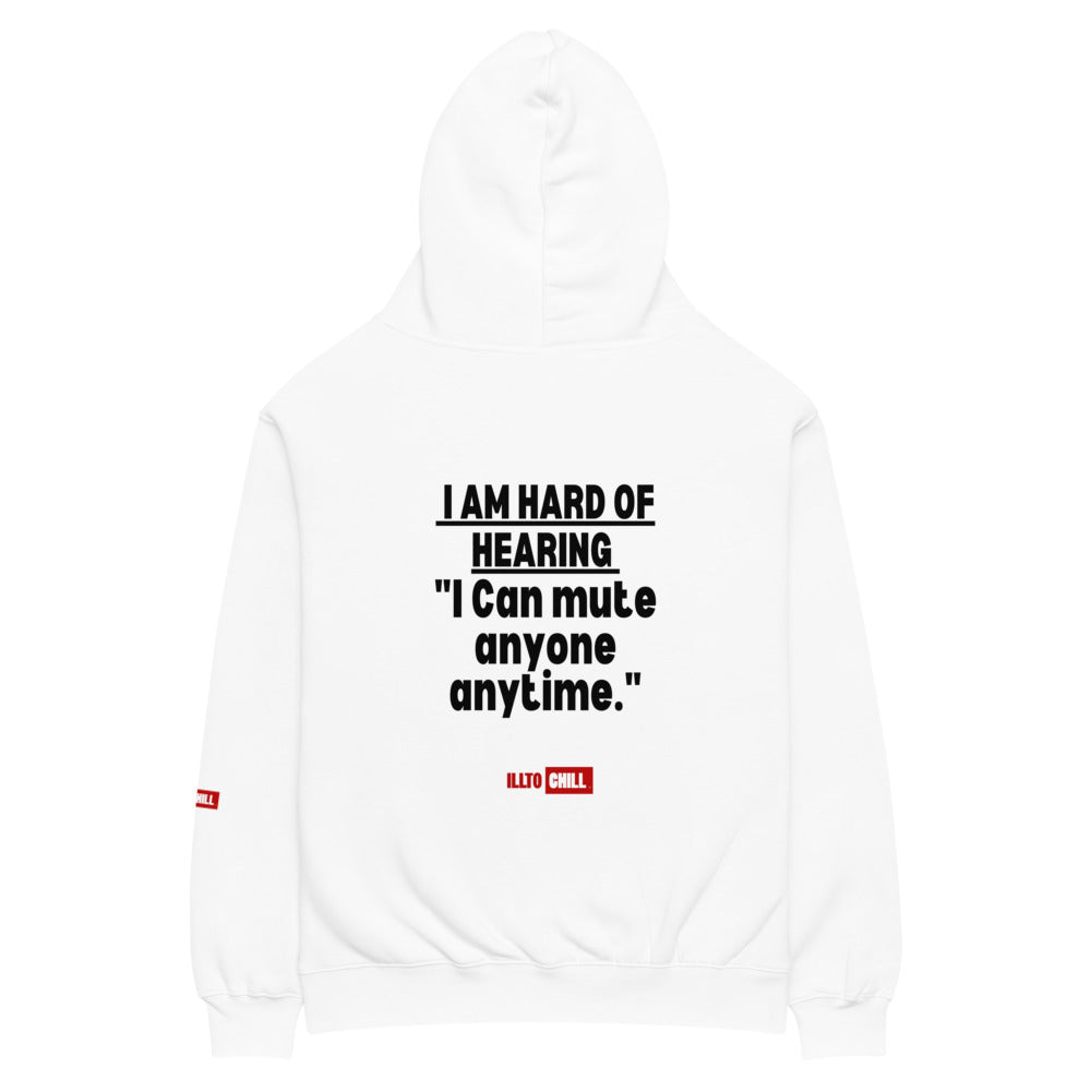 Hard of Hearing Culture Unisex Oversized Hoodie for HOH Adults | ILLTOCHILL