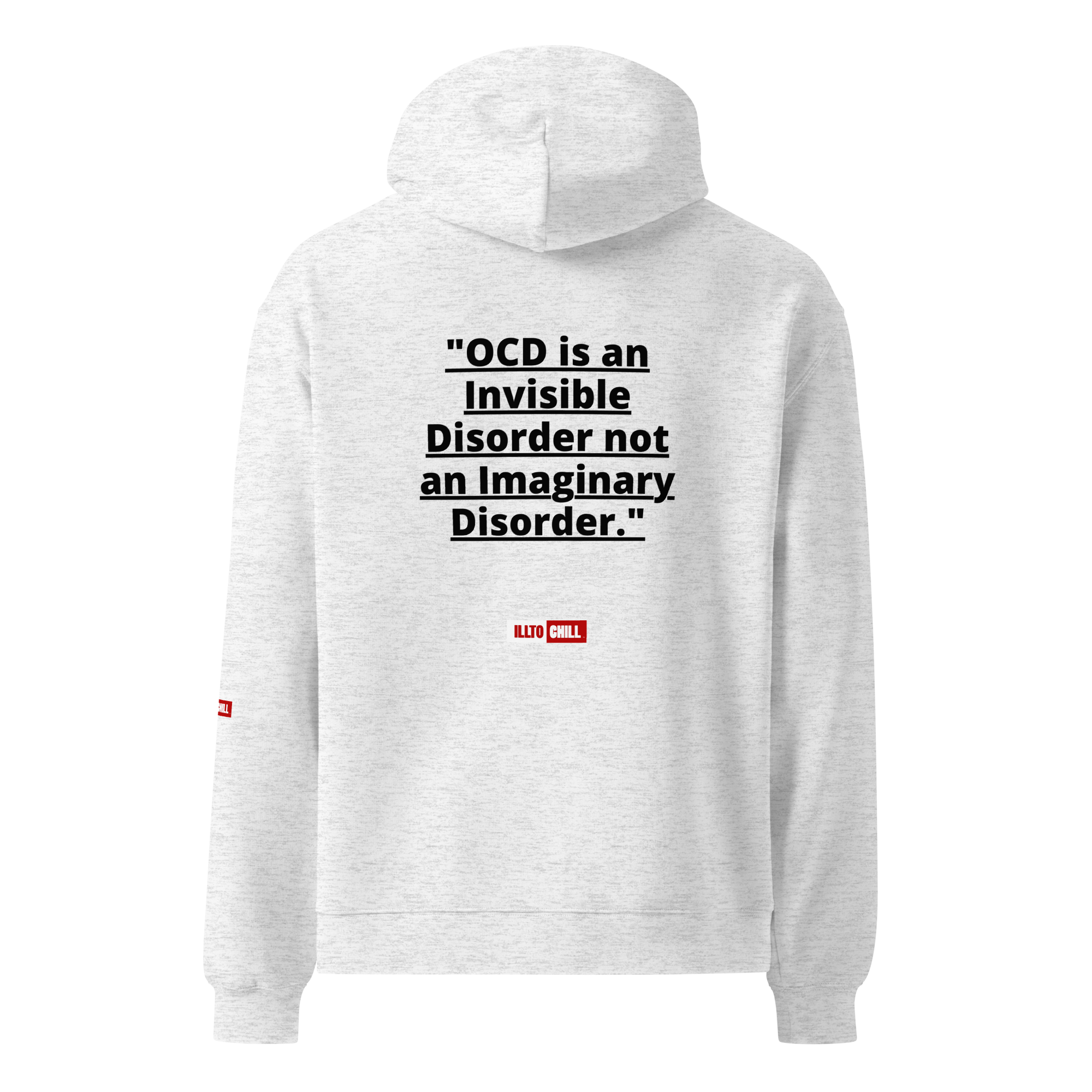 OCD Loud and Layered: Unisex Oversized Hoodie for the OCD Community That Owns Its Space | ILLTOCHILL