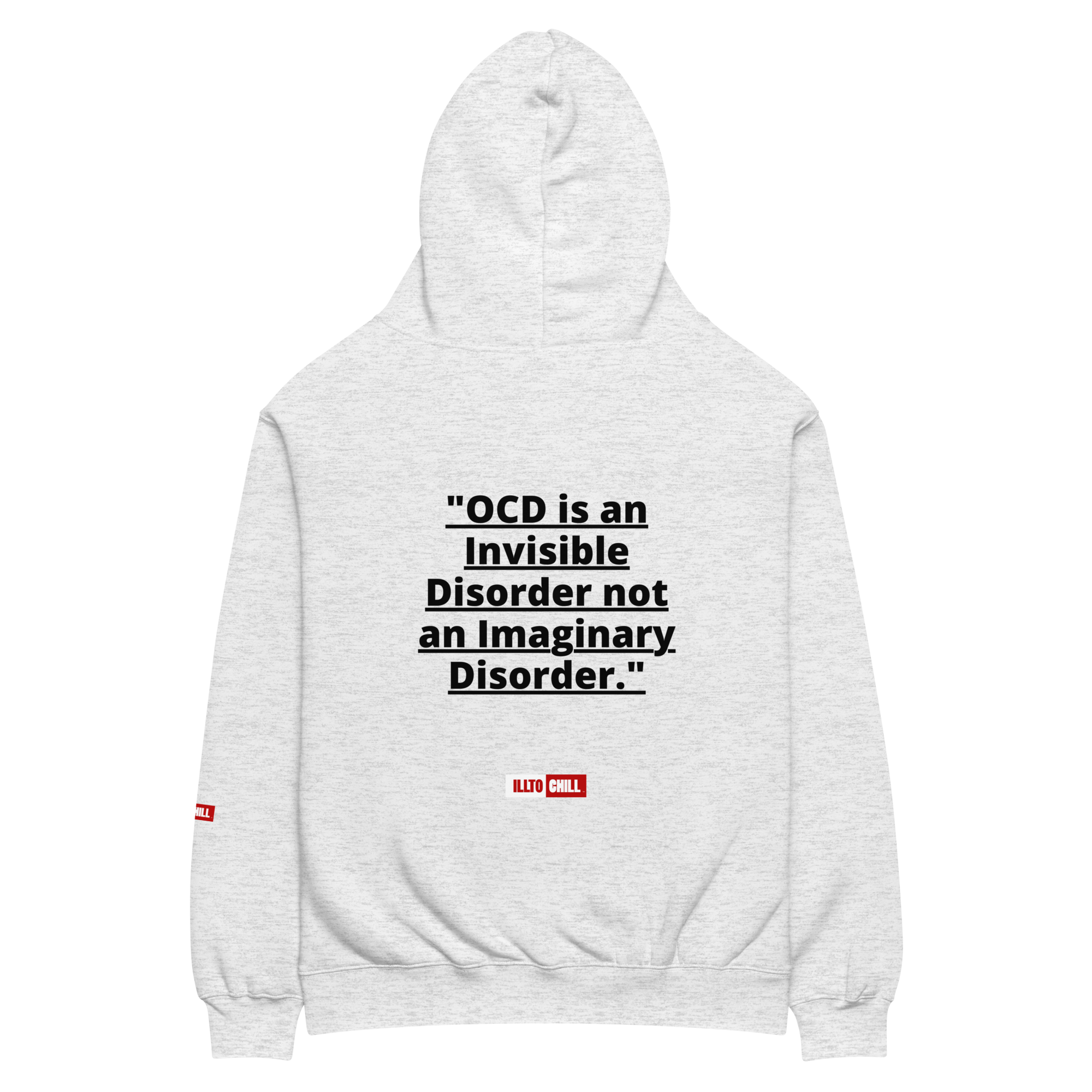 OCD Loud and Layered: Unisex Oversized Hoodie for the OCD Community That Owns Its Space | ILLTOCHILL