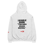 Hard of Hearing Culture Unisex Oversized Hoodie for HOH Adults | ILLTOCHILL