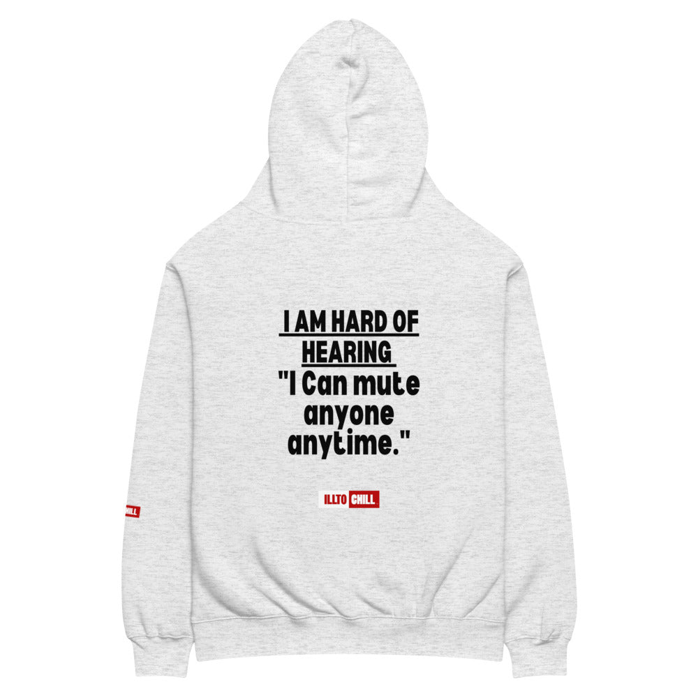 Hard of Hearing Culture Unisex Oversized Hoodie for HOH Adults | ILLTOCHILL