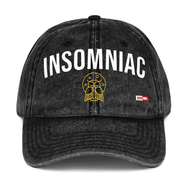 Still Awake Vintage Cap – Insomnia by ILLTOCHILL style