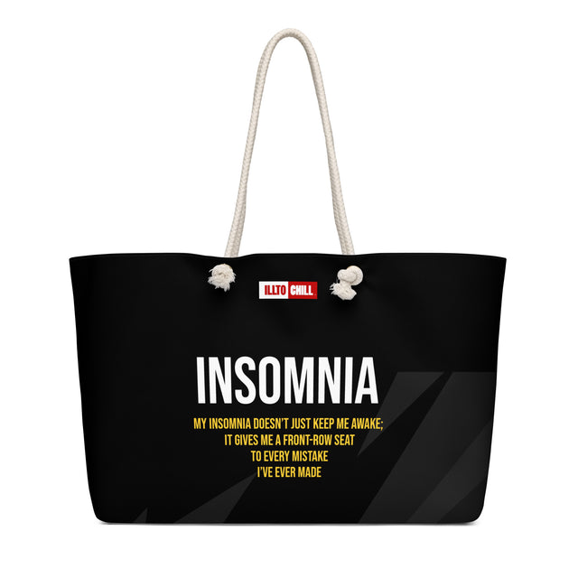 No Sleep Club Weekender Bag – ILLTOCHILL travel style