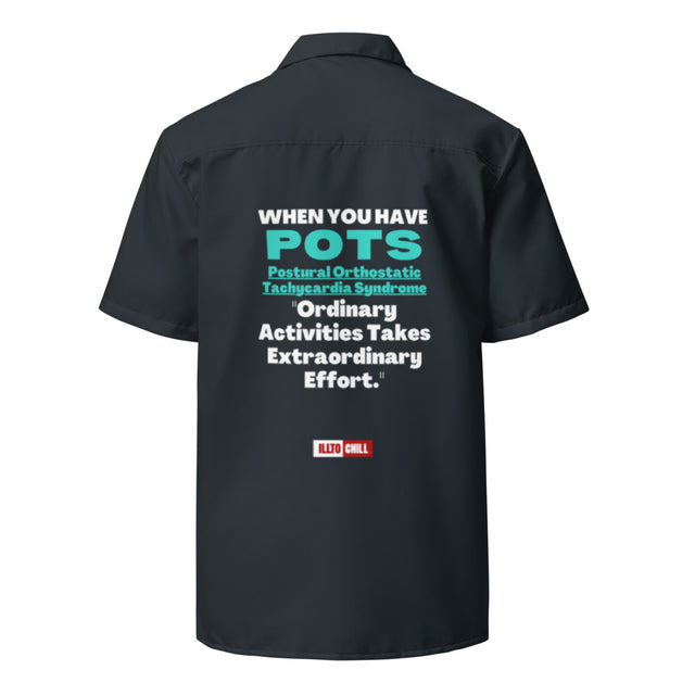 POTS Unisex Button Shirt — Pride Meets Community | ILLTOCHILL