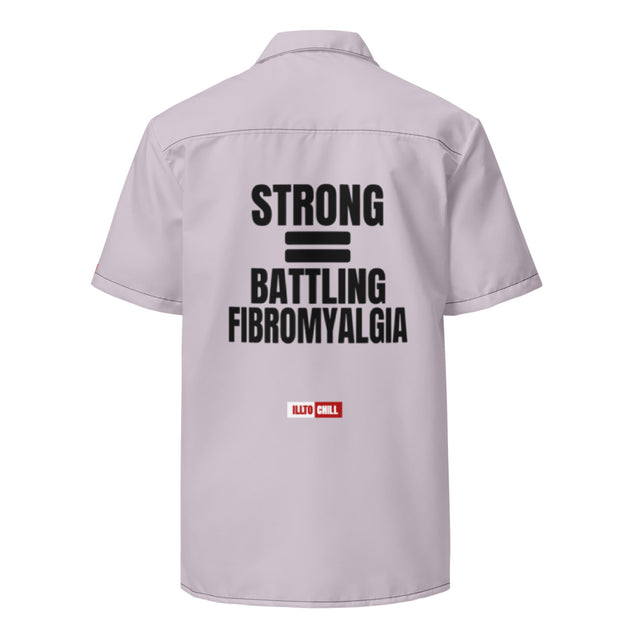 Fibro Pride Unisex Button Shirt for the Fibro Community | ILLTOCHILL
