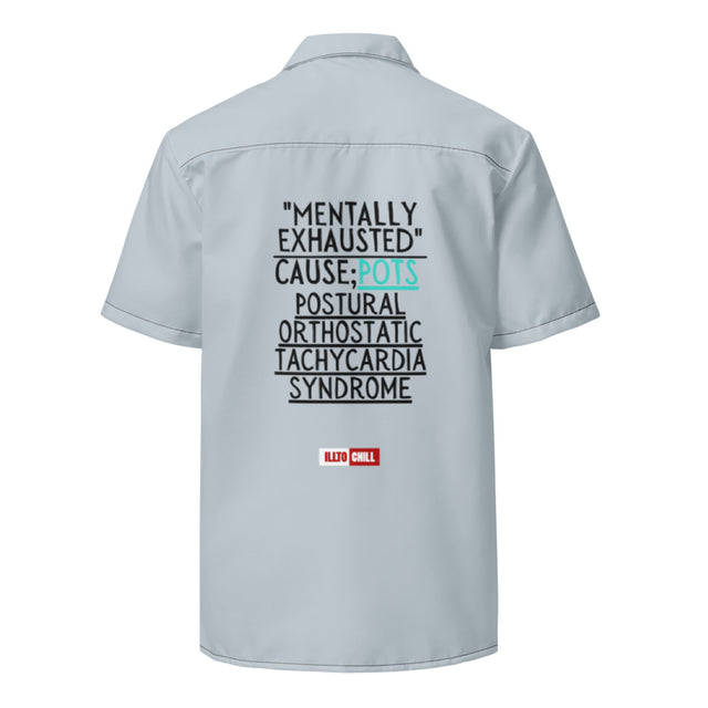 POTS Pride Unisex Button Shirt for the Community | ILLTOCHILL