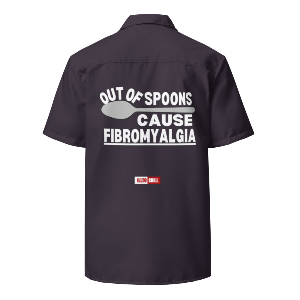 ILLTOCHILL Fibromyalgia Button_Shirt