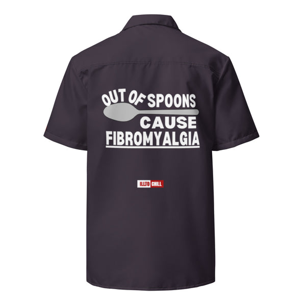 ILLTOCHILL Fibromyalgia Button_Shirt
