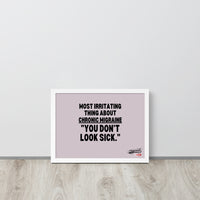 ILLTOCHILL Migraine Poster