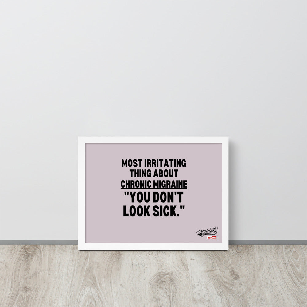 ILLTOCHILL Migraine Poster