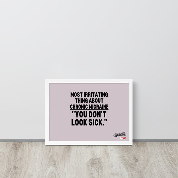 ILLTOCHILL Migraine Poster