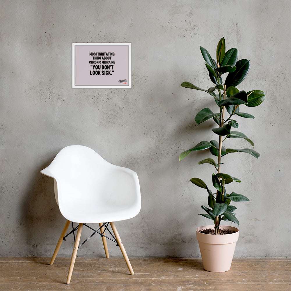 ILLTOCHILL Migraine Poster