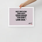 ILLTOCHILL Migraine Poster