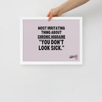 ILLTOCHILL Migraine Poster