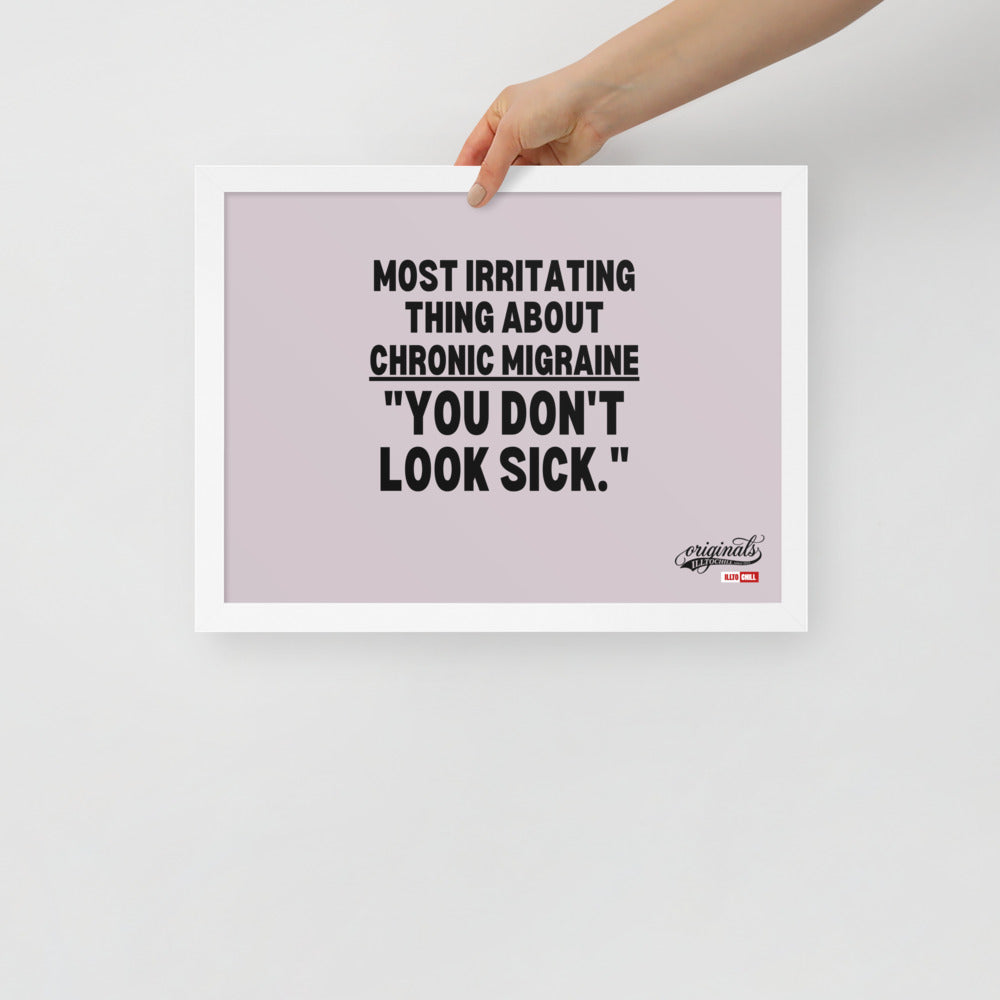 ILLTOCHILL Migraine Poster