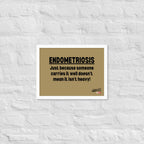 ILLTOCHILL Endometriosis Poster