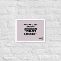 ILLTOCHILL Migraine Poster