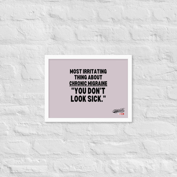 ILLTOCHILL Migraine Poster